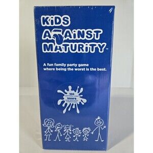 Kids Against Maturity A Fun Party Card Game for Kids and Families NEW & SEALED